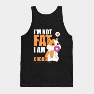 Hamster eating donut Tank Top